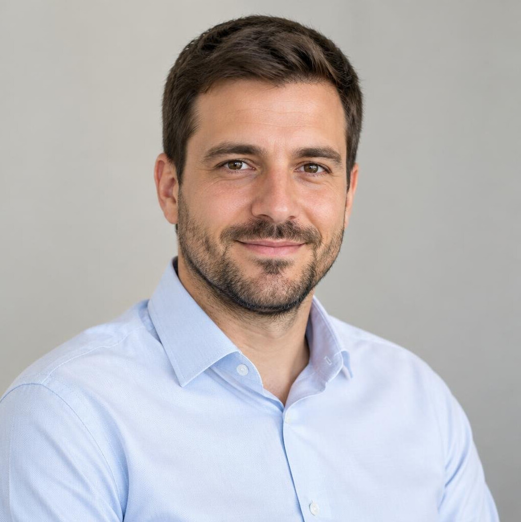 Portrait of a smiling man in a shirt