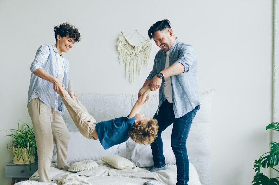 secure family home with insurance